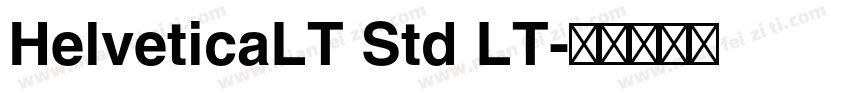 HelveticaLT Std LT字体转换